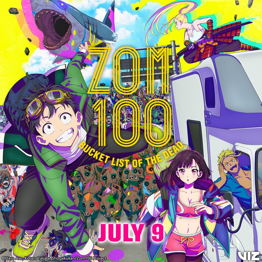 Zom 100: Bucket List of the Dead Anime Releases English-Dubbed Trailer ...